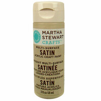 Martha Stewart Crafts - Paint - Satin Finish - Putty - 2 Ounces