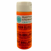Martha Stewart Crafts - Paint - High Gloss Finish - Marmalade - 2 Ounces