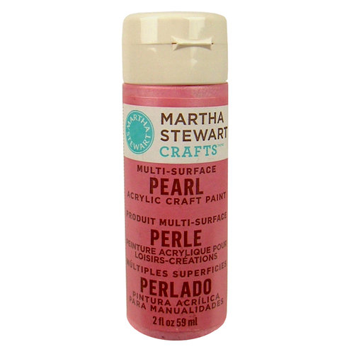 Martha Stewart Crafts - Paint - Pearl Finish - Pink Taffeta - 2 Ounces