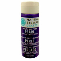 Martha Stewart Crafts - Paint - Pearl Finish - Purple Martini - 2 Ounces