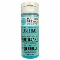 Martha Stewart Crafts - Paint - Glitter Finish - Blueberry Slush - 2 Ounces