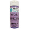 Martha Stewart Crafts - Paint - Glitter Finish - Sugar Plum - 2 Ounces