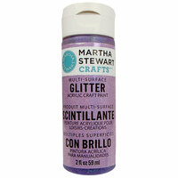 Martha Stewart Crafts - Paint - Glitter Finish - Sugar Plum - 2 Ounces
