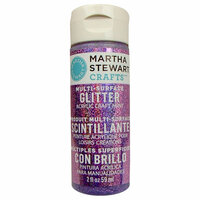 Martha Stewart Crafts - Paint - Glitter Finish - Charoite - 2 Ounces