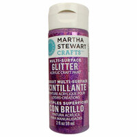 Martha Stewart Crafts - Paint - Glitter Finish - Amethyst - 2 Ounces