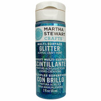 Martha Stewart Crafts - Paint - Glitter Finish - Lapis Lazuli - 2 Ounces