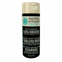 Martha Stewart Crafts - Paint - Chalkboard Finish - Black - 6 Ounces