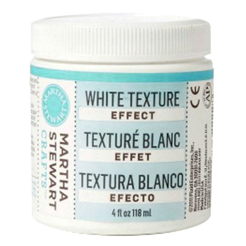 Martha Stewart Crafts - Texture Effect - White - 4 Ounces