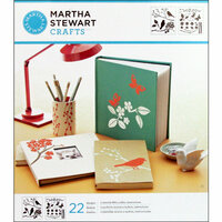Martha Stewart Crafts - Stencil - Medium - Birds and Berries