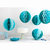 Martha Stewart Crafts - Honeycomb Paper Decorations - Blue Ombre