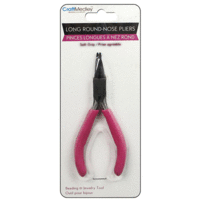 Craft Medley - Multicraft Pliers - Long Round Nose with Soft Grip Handle