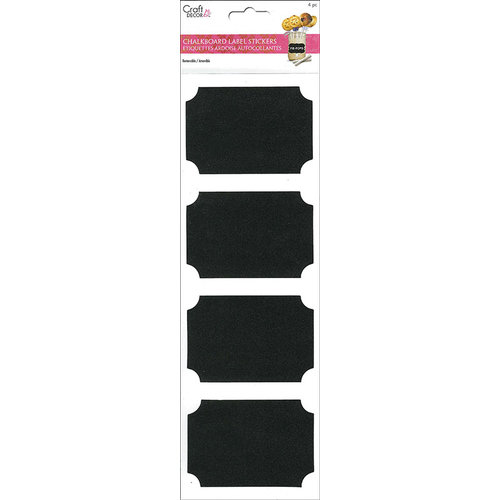 Multi Craft - Cardstock Stickers - Chalkboard Label - Six