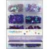 Craft Medley - Cup Sequins - Viola