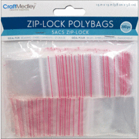 Craft Medley - Multicraft Zip Lock Bag - 1.5 x 1.5