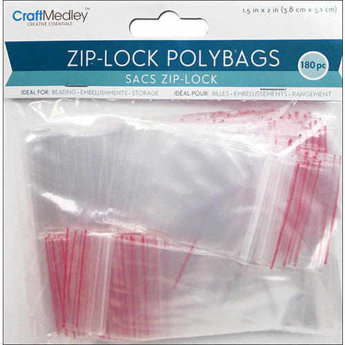 Craft Medley - Multicraft Zip Lock Bag - 1.5 x 2