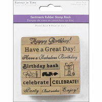 Multi Craft - Rubber Stamp Pack - Happy Birthday