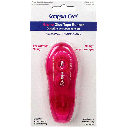 Scrappin Gear - Adhesive Tape Runner - Gizmo Glue - Permanent