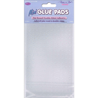 Forever in Time - Glue Pads - Flat Double Sided Adhesive - Mini Round - 4mm - Clear