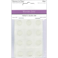 Forever in Time - Wonder Dots - Double Sided Adhesive Circles - 1/2 Inch
