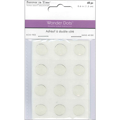 Forever in Time - Wonder Dots - Double Sided Adhesive Circles - 3/5 Inch