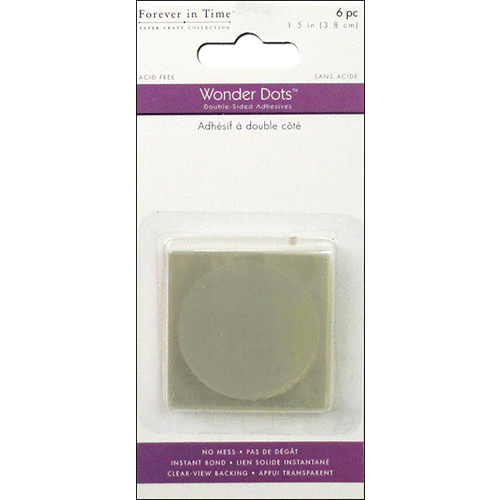 Forever in Time - Wonder Dots - Double Sided Adhesive Circles - 1 1/2 Inch