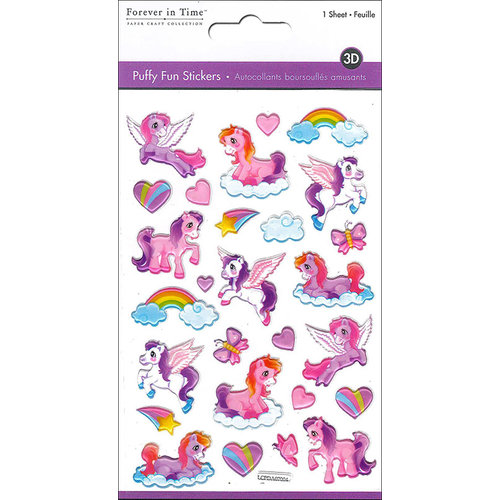 Multi Craft - Puffy Stickers - My Pet Pony