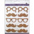 Multi Craft - Cork Stickers - Element - Shades and Staches