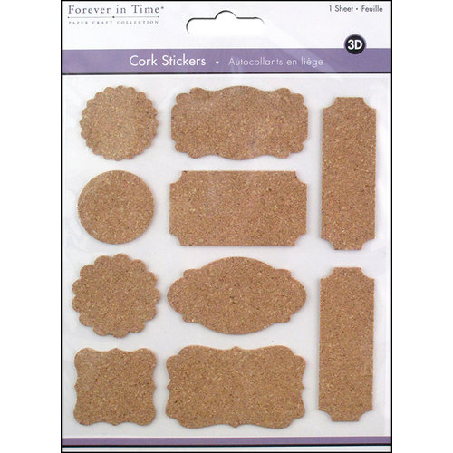 Multi Craft - Cork Stickers - Element - Tag Style