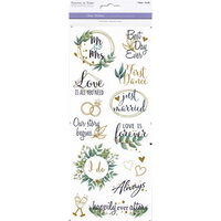 Forever In Time - Multicraft Sticker - Clear - Mr. And Mrs.