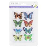 Forever In Time - Multicraft Sticker - 3D Foil - Butterflies - Multicolor