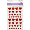 Multi Craft - 3D Gem Stickers - Red Hearts