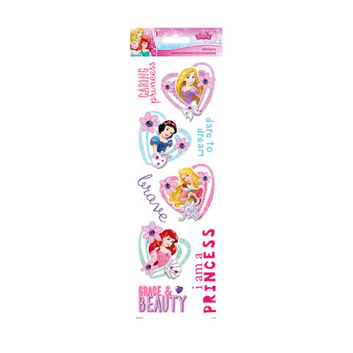SandyLion - Disney Collection - Clear Stickers - Princess Phrases