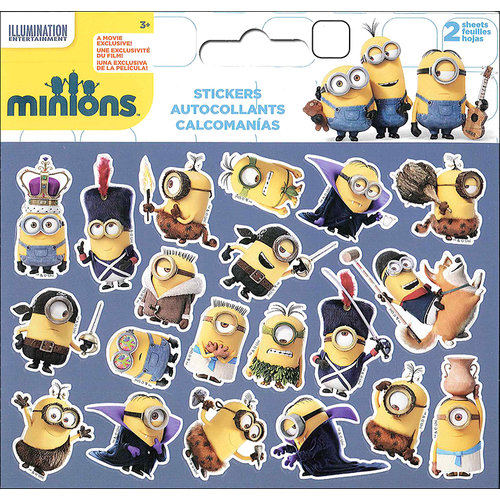 SandyLion - Universal Collection - Cardstock Stickers - Mini - Foldover - Minions
