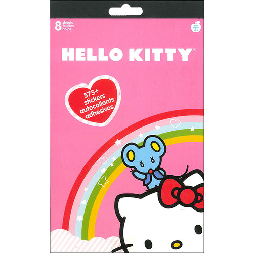 SandyLion - Hello Kitty Collection - Cardstock Stickers - Pad - 8 Sheets