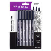 Tombow - Mono Drawing Pens - 6 Pack
