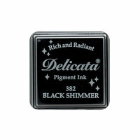 Tsukineko - Delicata - Ink Pad - Small - Black Shimmer