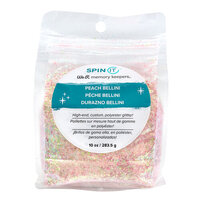 We R Memory Keepers - Spin It Collection - Glitter Mix - Peach Bellini