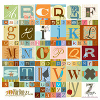 Polar Bear Press - 12x13 Cardstock Stickers - Alphabet Collection