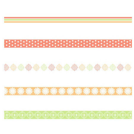 Polar Bear Press - Sherbet Ice - 5 Ribbons, CLEARANCE