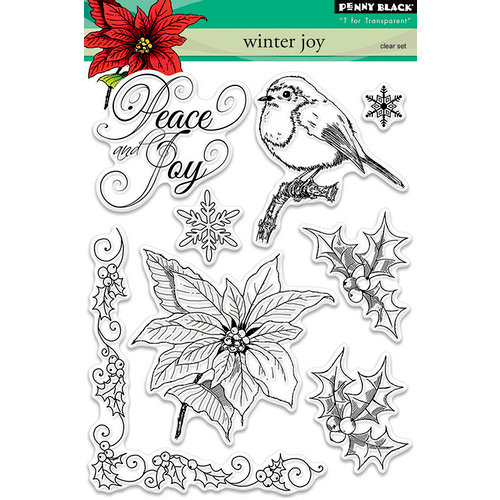 Penny Black - Clear Photopolymer Stamps - Winter Joy
