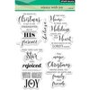 Penny Black - Christmas - Clear Photopolymer Stamps - Rejoice with Joy