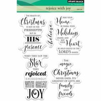 Penny Black - Christmas - Clear Photopolymer Stamps - Rejoice with Joy
