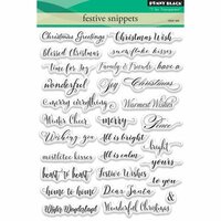 Penny Black - Christmas - Clear Photopolymer Stamps - Festive Snippets