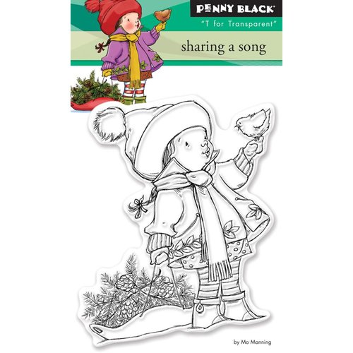 Penny Black - Clear Photopolymer Stamps - Sharing a Song