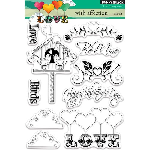 Penny Black - Clear Acrylic Stamps - With Affection