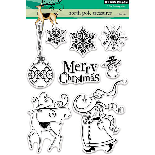 Penny Black - Christmas - Clear Photopolymer Stamps - North Pole Treasures