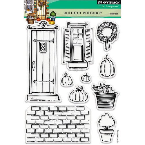 Penny Black - Clear Photopolymer Stamps - Autumn Entrance