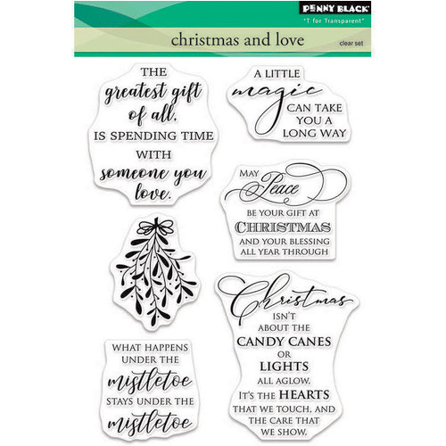 Penny Black - Christmas - Clear Photopolymer Stamps - Christmas and Love