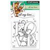 Penny Black - Happy Heart Day - Clear Photopolymer Stamps - All My Love