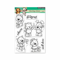 Penny Black - Timeless Collection - Clear Photopolymer Stamps - Cheering Critters